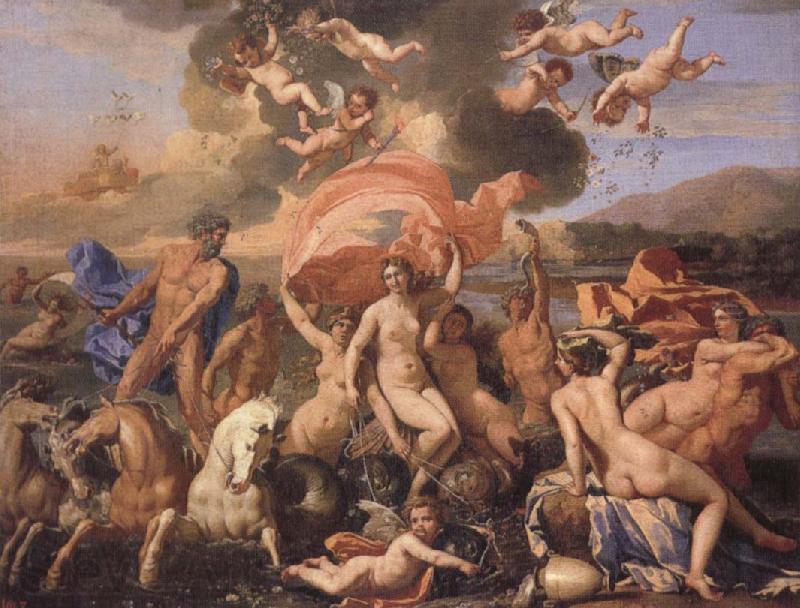 Nicolas Poussin Triumph of Neptune and Amphitrite Spain oil painting art